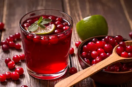 jus de cranberry